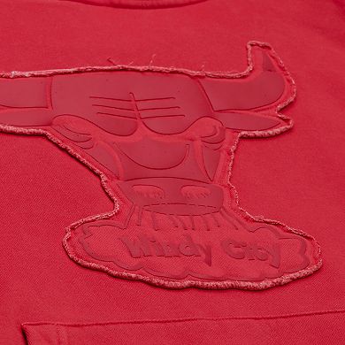 Men's Mitchell & Ness Maroon Chicago Bulls Downtown Collection Fleece Hoodie
