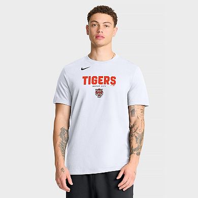 Men's Nike White Detroit Tigers Bold Team Name T-Shirt