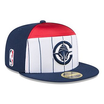 Men's New Era White/Navy LA Clippers 2025 NBA Tip Off Split Panel 59FIFTY Fitted Hat