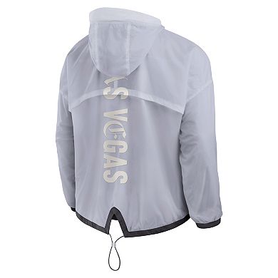 Men's Fanatics White Las Vegas Raiders Type Play Down Full-Zip Jacket