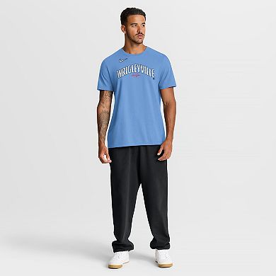 Men's Nike Light Blue Chicago Cubs City Connect Large Logo T-Shirt