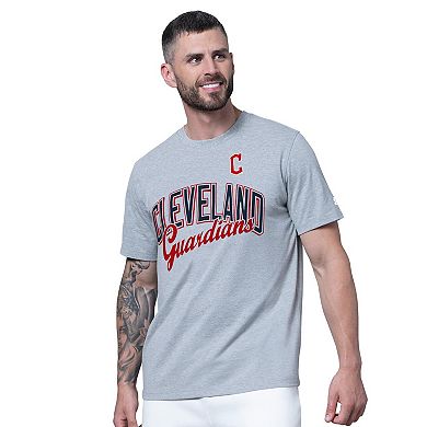 Men's Starter Navy/Heather Gray Cleveland Guardians Two-Pack T-Shirt Set