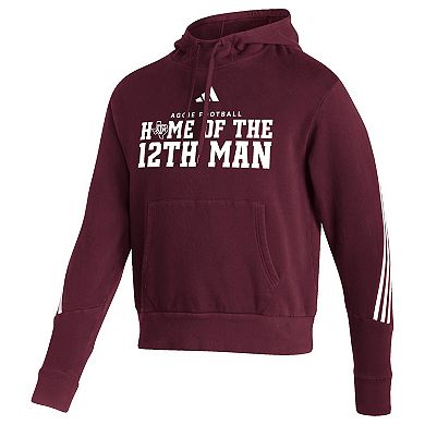 Men's adidas Maroon Texas A&M Aggies 12th Man Hoodie