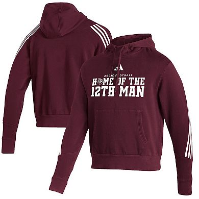 Men's adidas Maroon Texas A&M Aggies 12th Man Hoodie