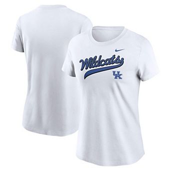 Women's Nike White Kentucky Wildcats Local Script T-Shirt