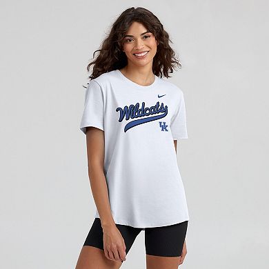 Women's Nike White Kentucky Wildcats Local Script T-Shirt