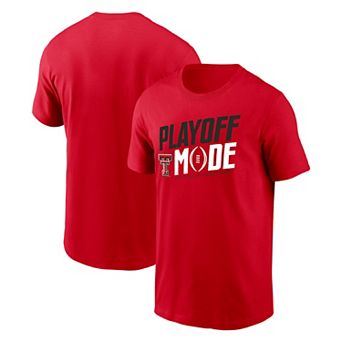 Men's Red Texas Tech Red Raiders 2025-26 College Football Playoff Pass Protection T-Shirt