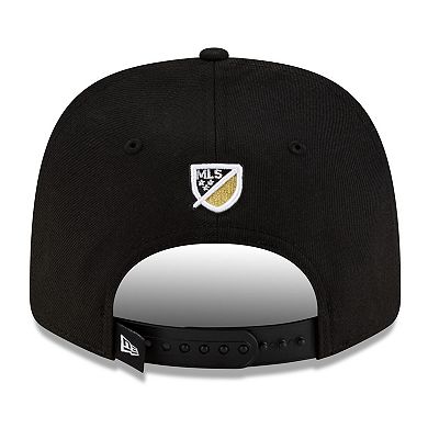 Men's New Era Black Inter Miami CF 2025 MLS Cup Champions Locker Room 9SEVENTY Adjustable Hat