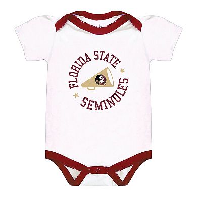 Girls Infant Garb Florida State Seminoles Tonya Bodysuit 2-Pack
