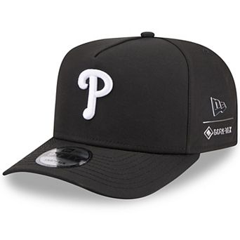 Men's New Era x GORE-TEX Black Philadelphia Phillies A-Frame 9FIFTY Adjustable Hat