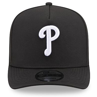 Men's New Era x GORE-TEX Black Philadelphia Phillies A-Frame 9FIFTY Adjustable Hat