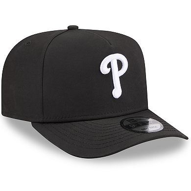 Men's New Era x GORE-TEX Black Philadelphia Phillies A-Frame 9FIFTY Adjustable Hat