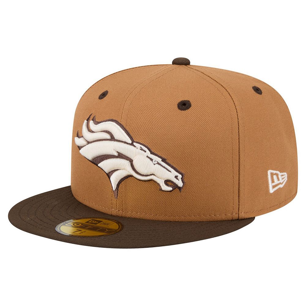 Men's New Era Light Brown/Dark Brown Denver Broncos Two-Tone