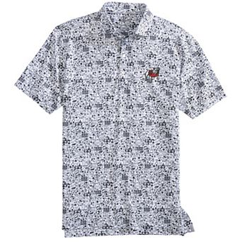 Men's johnnie-O Black Georgia Bulldogs Tailgater Polo