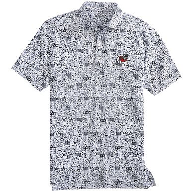 Men's johnnie-O Black Georgia Bulldogs Tailgater Polo