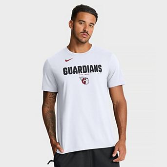 Men's Nike White Cleveland Guardians Bold Team Name T-Shirt