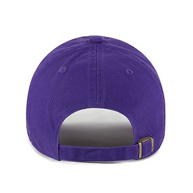 Men's '47 Purple LSU Tigers Clean Up Adjustable Hat