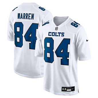 Men's Nike Tyler Warren Tundra White Indianapolis Colts Fashion Game Jersey