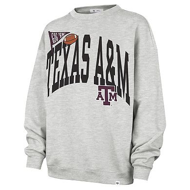 Women's '47 Gray Texas A&M Aggies Icon Fleece Sweatshirt