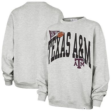 Women's '47 Gray Texas A&M Aggies Icon Fleece Sweatshirt