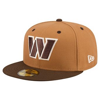 Men's New Era Light Brown/Dark Brown Washington Commanders Two-Tone Walnut 59FIFTY Fitted Hat