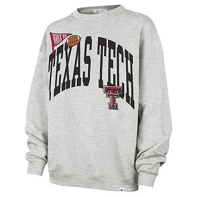 Women's '47 Gray Texas Tech Red Raiders Icon Fleece Sweatshirt