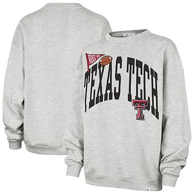 Women's '47 Gray Texas Tech Red Raiders Icon Fleece Sweatshirt