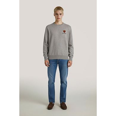 Men's NAADAM Gray Chicago Bears Cashmere Sweater