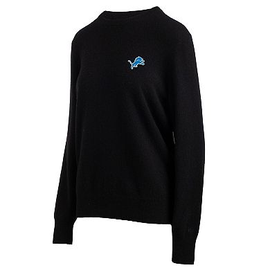 Men's NAADAM Black Detroit Lions Cashmere Sweater