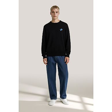 Men's NAADAM Black Detroit Lions Cashmere Sweater