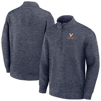 Men's Nike Navy Virginia Cavaliers Coaches Dri-FIT Half-Zip Pullover