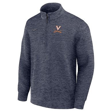 Men's Nike Navy Virginia Cavaliers Coaches Dri-FIT Half-Zip Pullover
