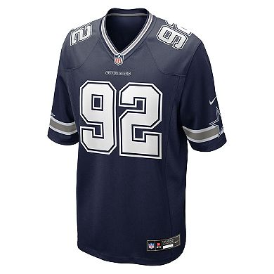Men's Nike Quinnen Williams Navy Dallas Cowboys Team Game Jersey