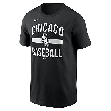 Men's Nike Black Chicago White Sox Arched T-Shirt