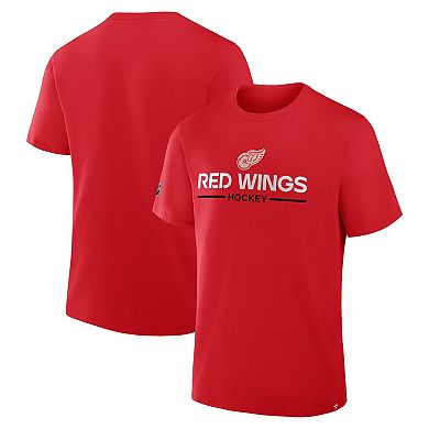 Men's Fanatics Red Detroit Red Wings Centennial T-Shirt