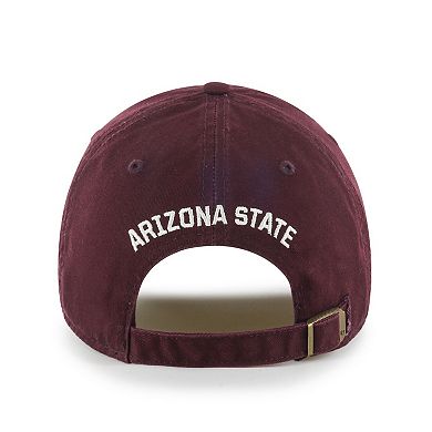 Men's '47 Maroon Arizona State Sun Devils Clean Up Adjustable Hat