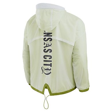 Men's Fanatics White Kansas City Chiefs Type Play Down Full-Zip Jacket