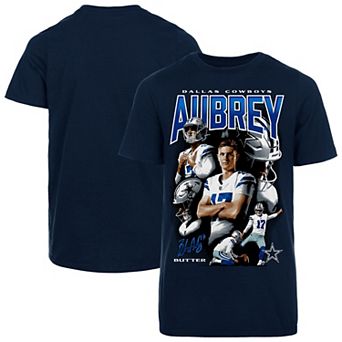 Youth Fanatics Brandon Aubrey Navy Dallas Cowboys Collage T-Shirt