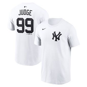 Men's Nike Aaron Judge White New York Yankees Name & Number T-Shirt