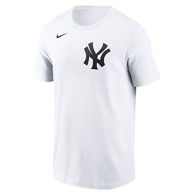 Men's Nike Aaron Judge White New York Yankees Name & Number T-Shirt
