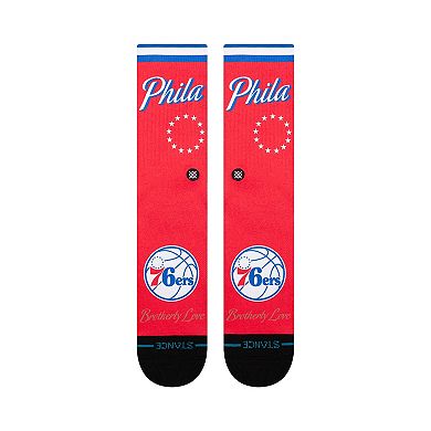 Stance Philadelphia 76ers 2025/26 Statement Edition Crew Socks