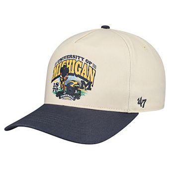 Men's '47 Natural Michigan Wolverines Unstructured Hitch Hat