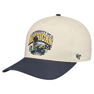 Men's '47 Natural Michigan Wolverines Unstructured Hitch Hat