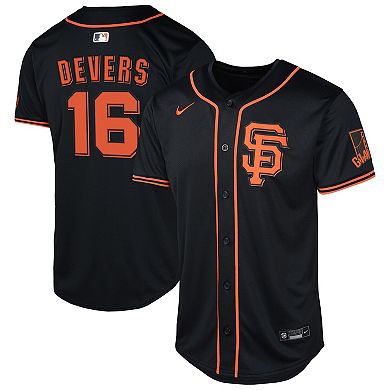 Youth Nike Rafael Devers Black San Francisco Giants Limited Jersey