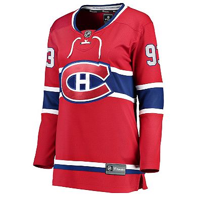 Women's Fanatics Ivan Demidov Red Montreal Canadiens Home Breakaway Player Jersey