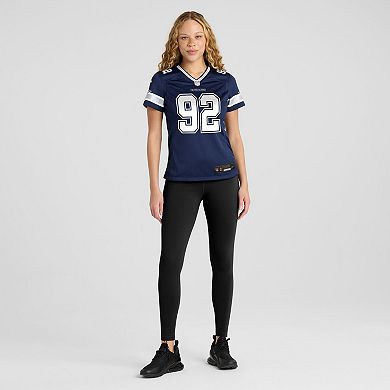 Women's Nike Quinnen Williams Navy Dallas Cowboys Team Game Jersey