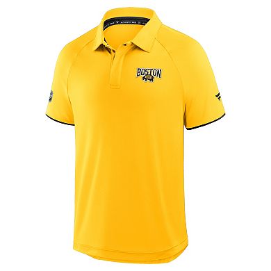 Men's Fanatics Gold Boston Bruins 2026 NHL Stadium Series Authentic Pro Polo
