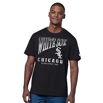 Men's Starter Black/Heather Gray Chicago White Sox Two-Pack T-Shirt Set