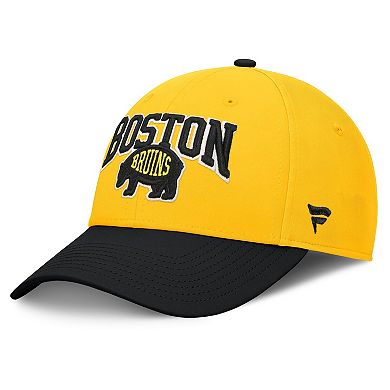 Men's Fanatics Gold/Black Boston Bruins 2026 NHL Stadium Series Authentic Pro Quick Release Adjustable Hat