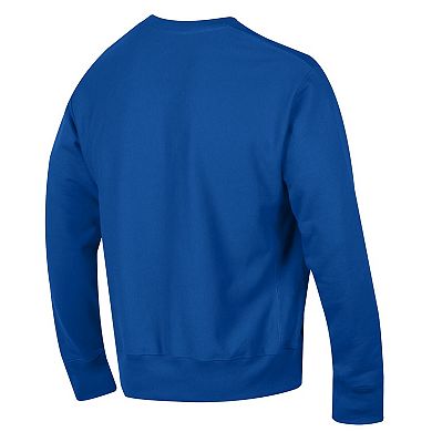 Men's Champion Royal Los Angeles Dodgers Reverse Weave Chenille Sweatshirt